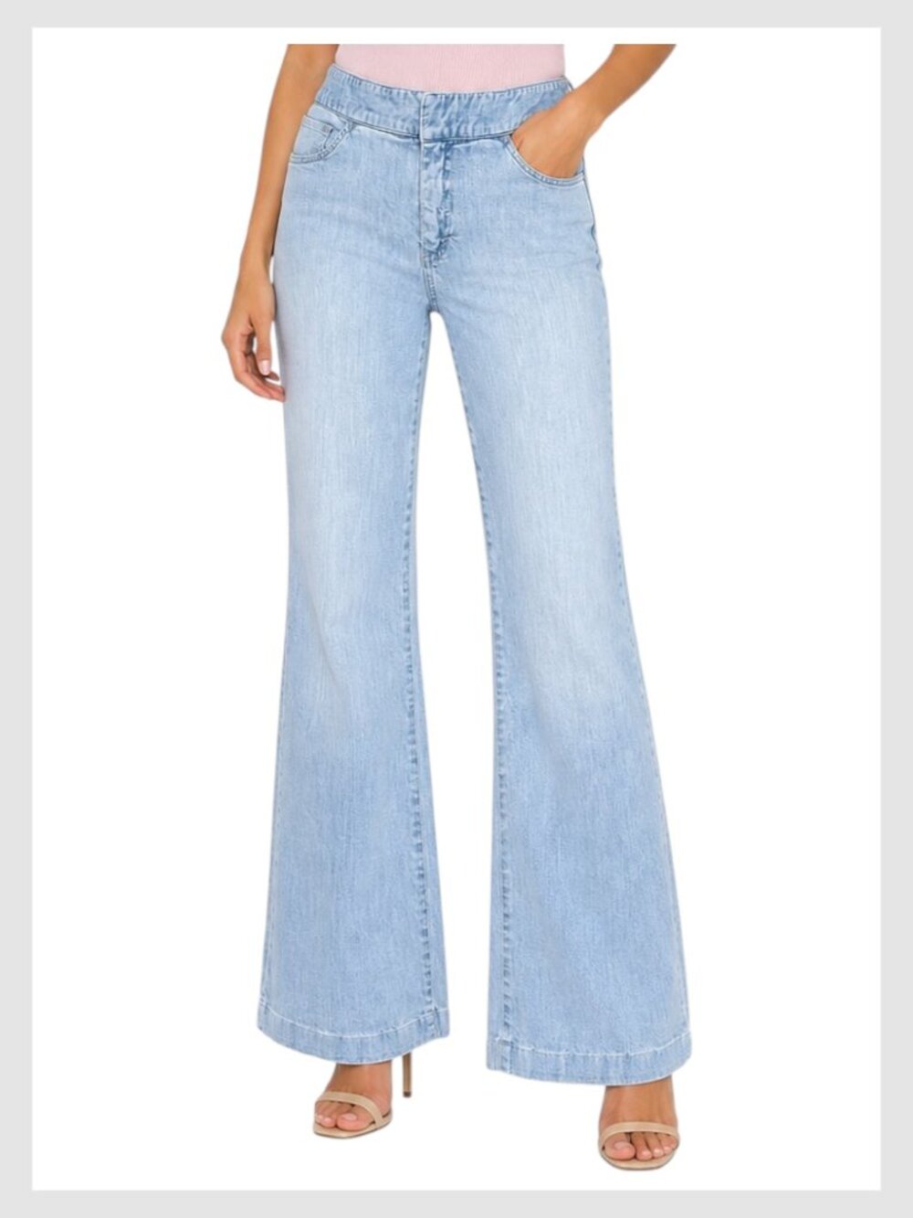 Theory Bootcut Stretch Denim Light Wash Jeans Size 6